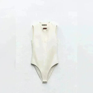 🔥🔥zara strap fitted bodysuit